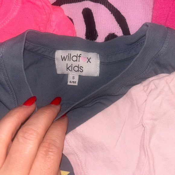 Epic Threads Girls Short Sleeve Tops - Navy, Pink, Coral & White - Picture 5 of 10